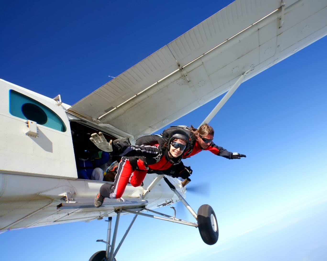 sky-diving experiences at Casa de Sada
